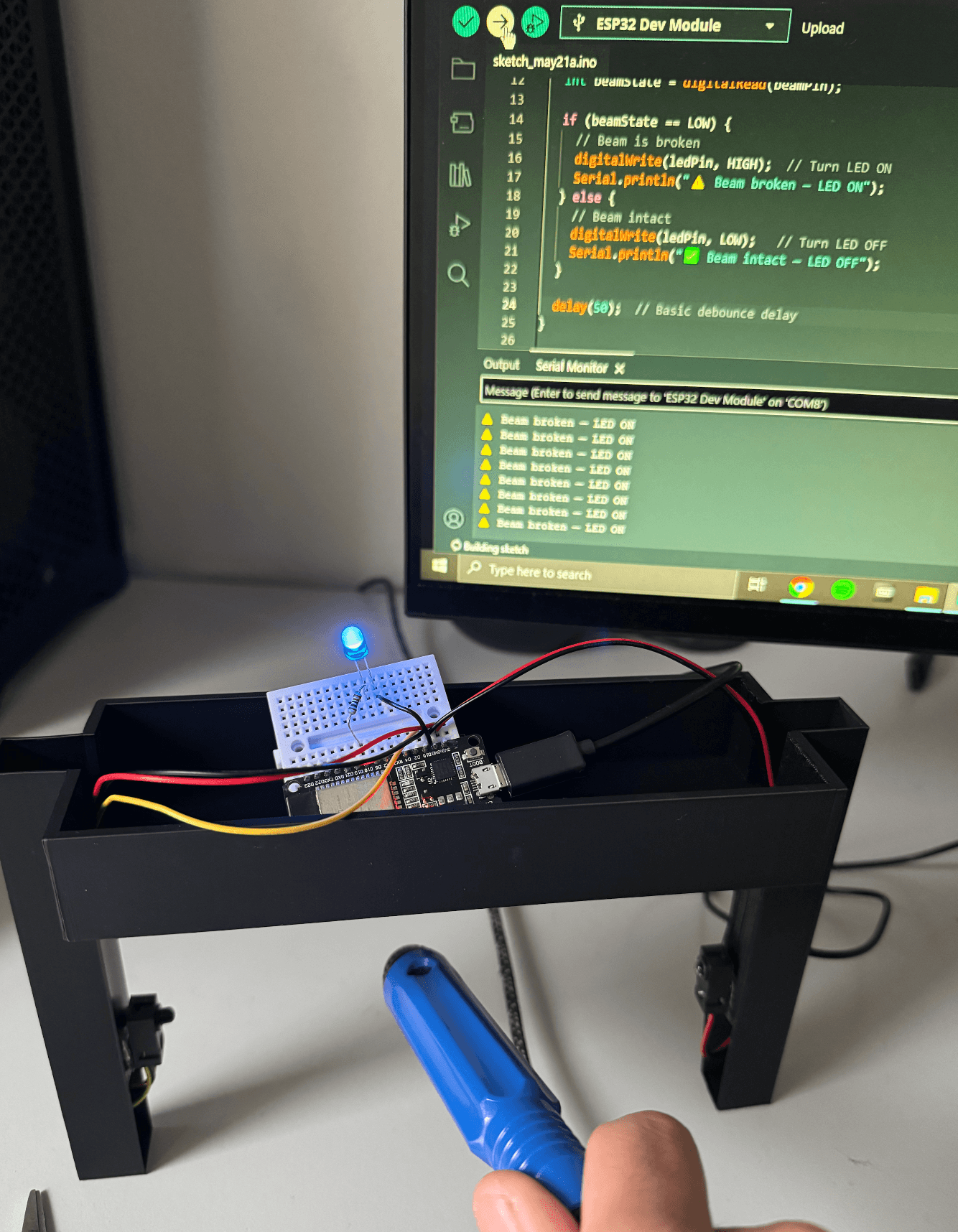 Cat Door Monitoring System